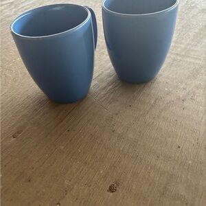 Vintage Corelle Cobalt Blue Coffee Mug set